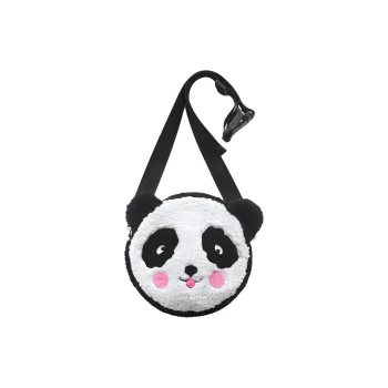 ORIGINAL X YOUTH Sherpa Crossbody Bag Regular Unisex Black White
