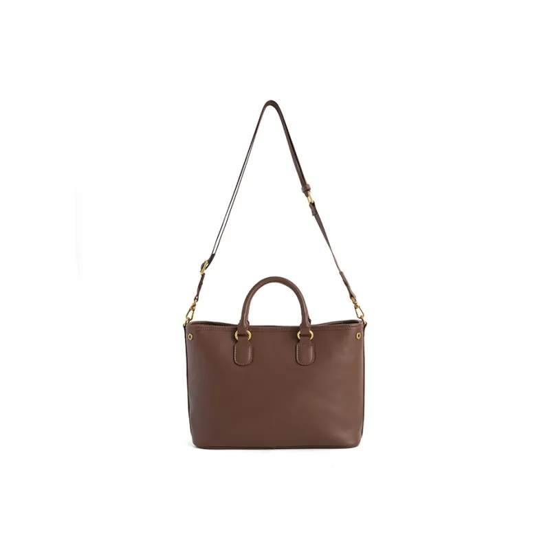 JACD Wool Blended With PU Single Shoulder Tote Bag Regular Women's Multicolor-8