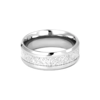 MAGICPOLE Titanium Steel Rings Men's Silver