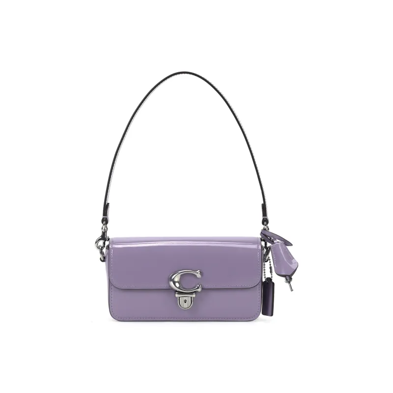 COACH Studio Cow Leather Handbag Shoulder Bag Crossbody Bag Regular Women's Purple-0