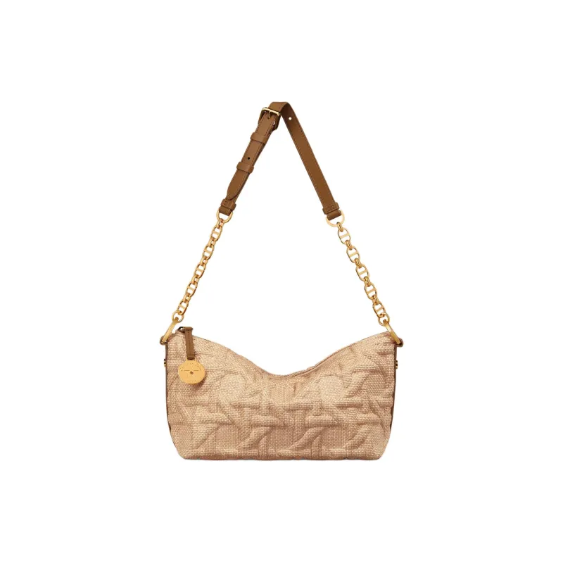 DIOR Technical Fabric Crescent Bag Handbag Women's Beige-1