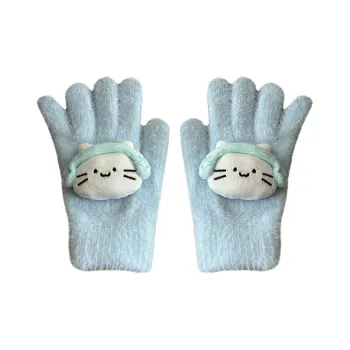 YUZHAOLIN Cotton Knit Gloves Unisex