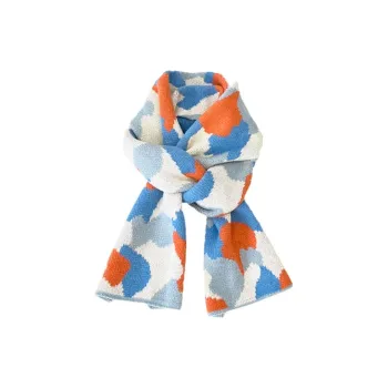 PISHUSHU Acrylic Knit Scarves Women's