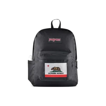 JanSport Polyester Backpack Medium Size Unisex Black