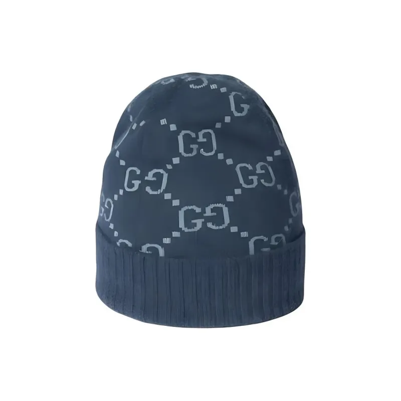 GUCCI GG jacquard Cashmere Beanie-2