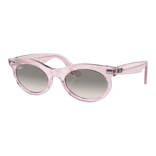 RayBan Propionic Acid Oval Sunglasses Men's Pink