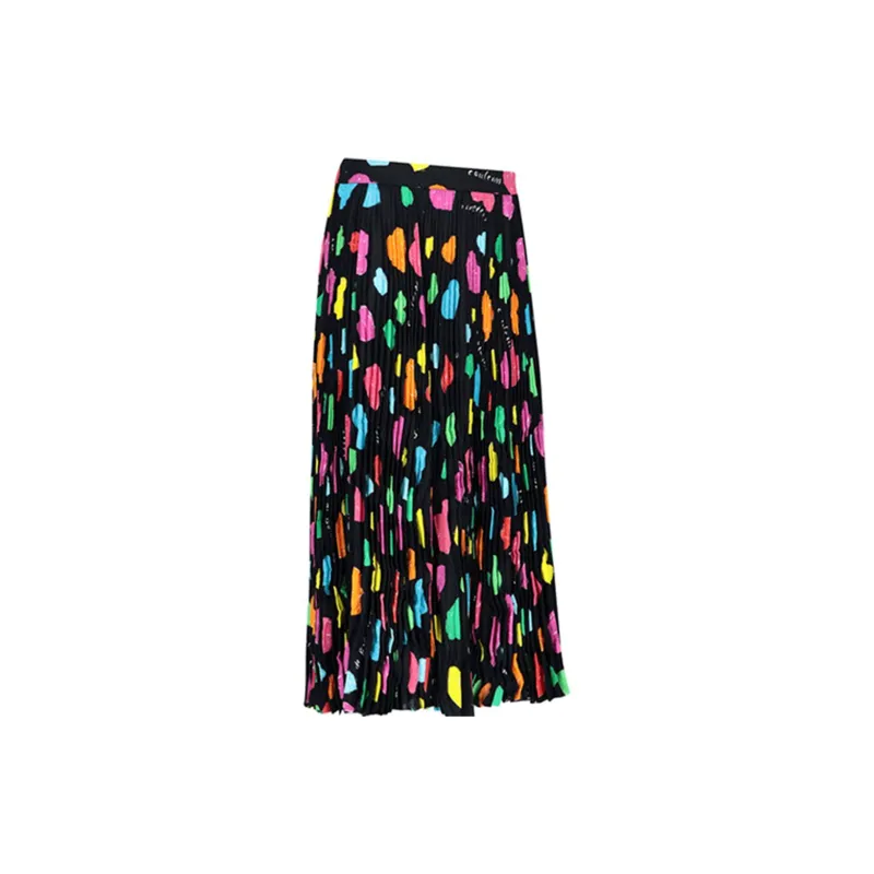 Balenciaga SS21 Casual Long Skirts Women's Multicolor-1