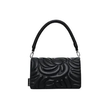 Desigual Polyurethane Shoulder Bag, Crossbody Bag, Handbag Regular Women's Black
