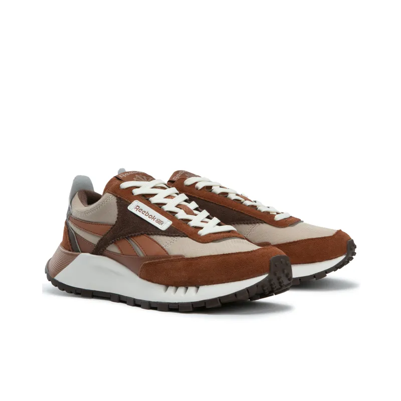 Reebok CL LEGACY W+ Anti Slip And Wear Resistant Height Increasing Low Top Running Shoes Unisex Light Brown-1