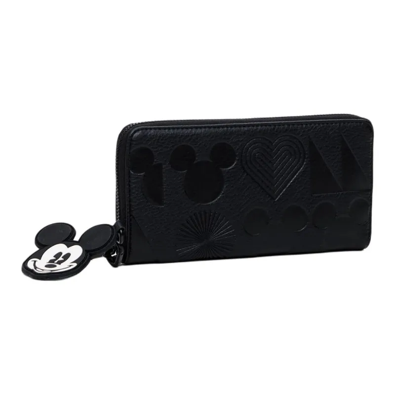 Desigual Polyurethane Wallet Women's Black-2