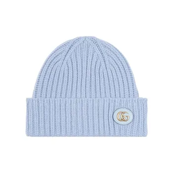 GUCCI Cashmere Beanies Women's Blue