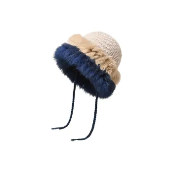 BAGGL Rabbit Fur Beanies Unisex Gift Box Set