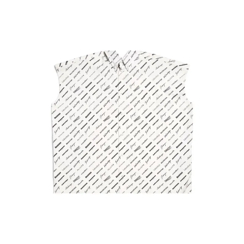 Balenciaga Sleeveless Dress Loose Fit Women's Ecru-3