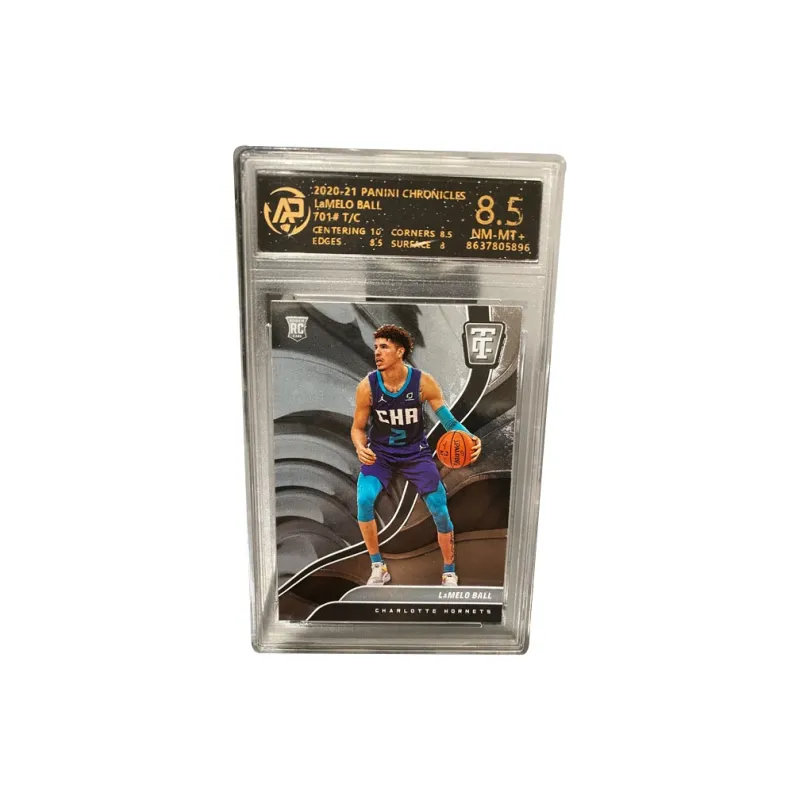 PANINI 2020 2021 LaMelo Ball Three Ball Rising Stars Collector's Favorite Excellent Condition Graded Cards 1 Pc-0