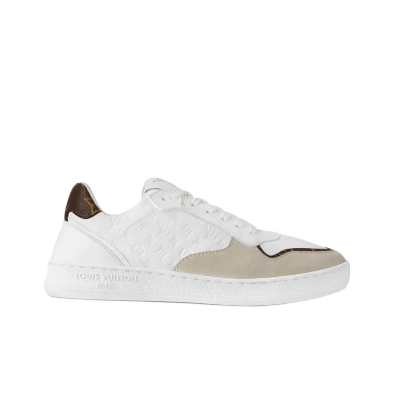 LOUIS VUITTON Stadium Low Top Skateboard Shoes Women's White-0