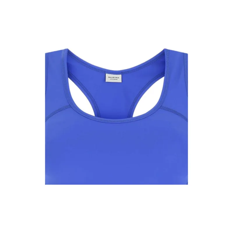 Balenciaga Athletic Sports Bra 'Electric Blue'-4