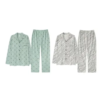 Cotton Gene Pajama Set Men's Combo Set