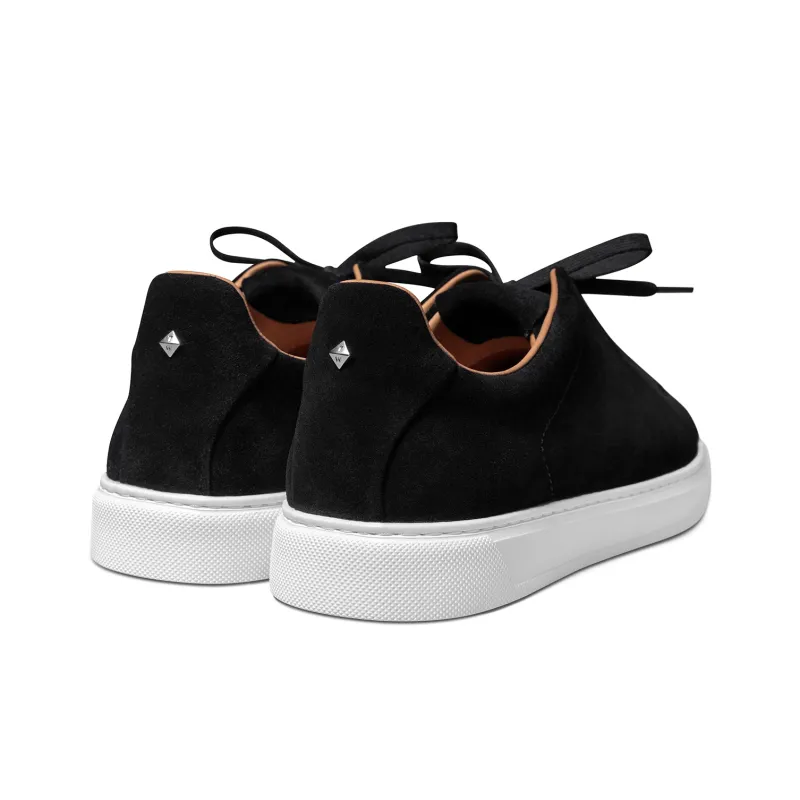 THOM WILLS Trendy Versatile Velvet Casual Slip on Low Top Skateboard Shoes Men's-3