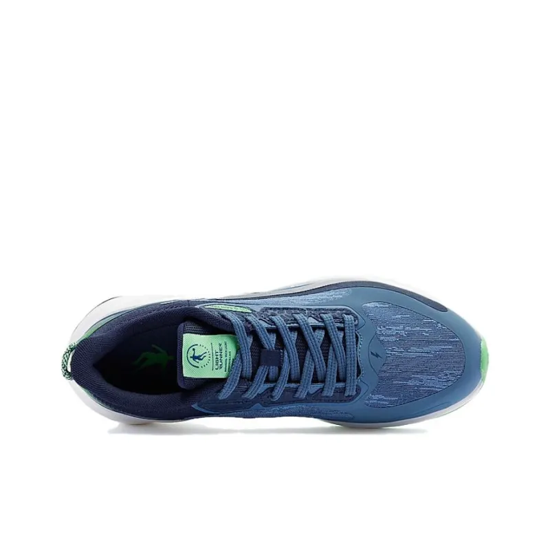 QIAODAN Streamer 4.0 Cushioning Wear Resistant Low Top Casual Running Shoes Men's Turquoise-5