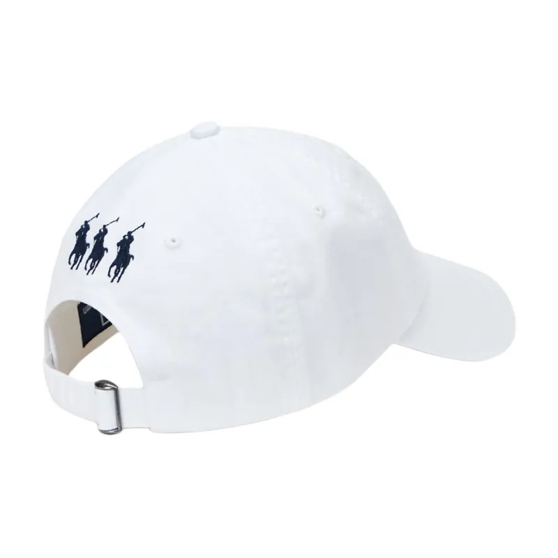 Polo Ralph Lauren Cotton Twill Baseball Caps Unisex White-1