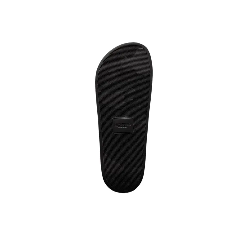 Moncler Basile Slide Slippers 3cm Men's Black-3