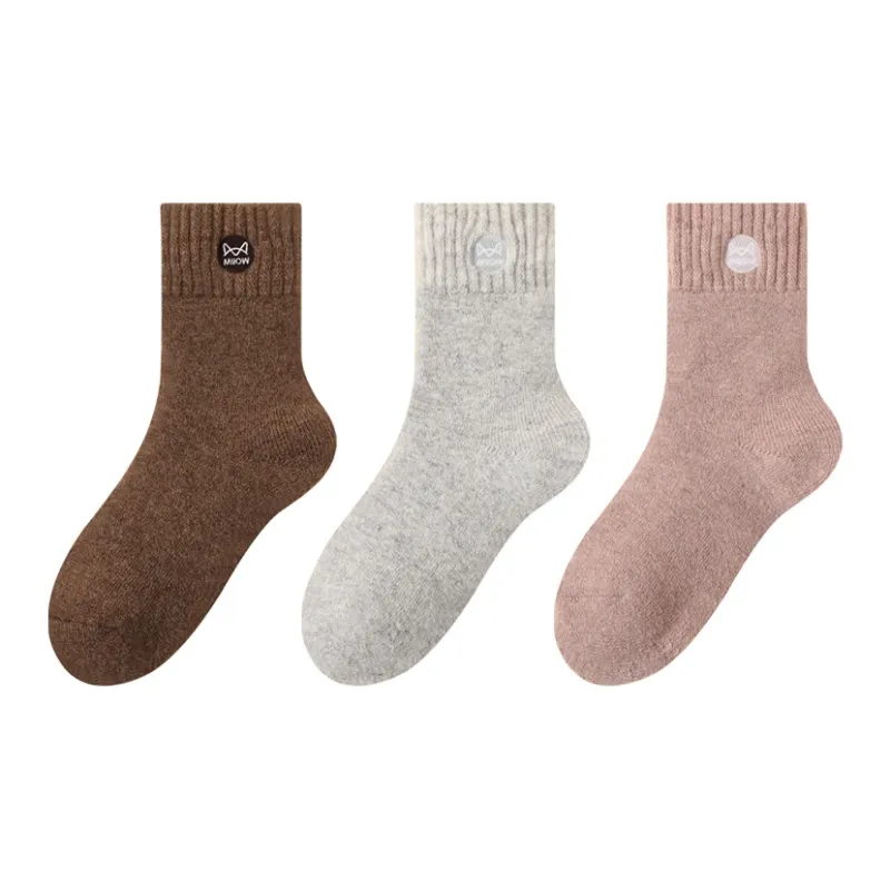 MIIOW Mid Calf Socks Unisex 3 Pack-4