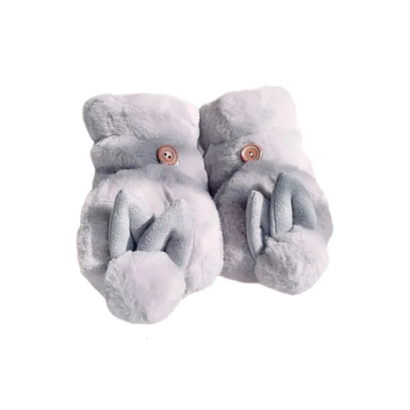 YUZHAOLIN Plush Knit Gloves Unisex-9