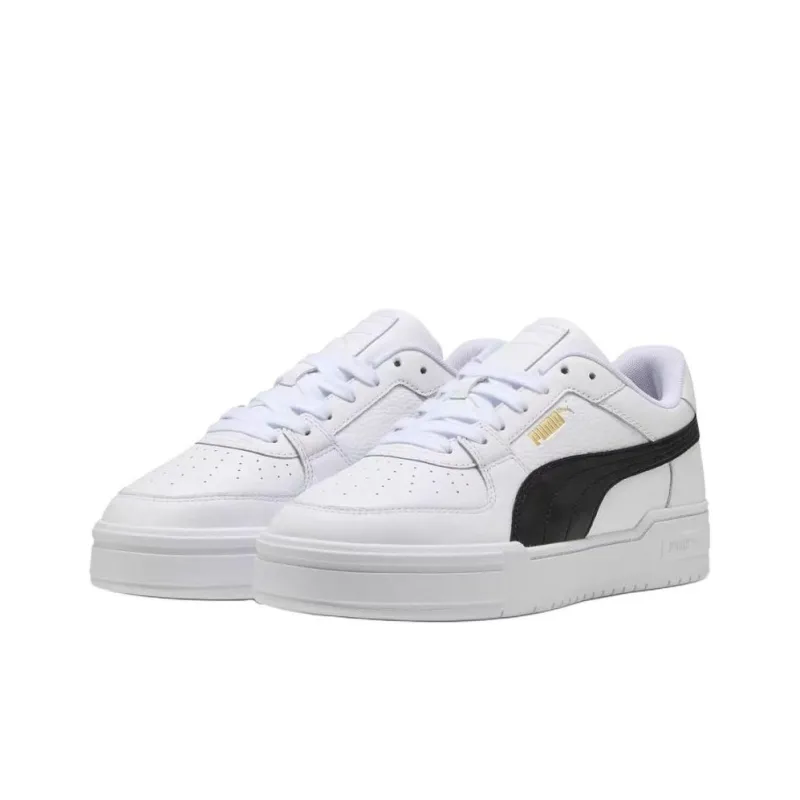 PUMA Anti Slip Wear Resistant Low Top Skateboard Shoes Unisex White-2