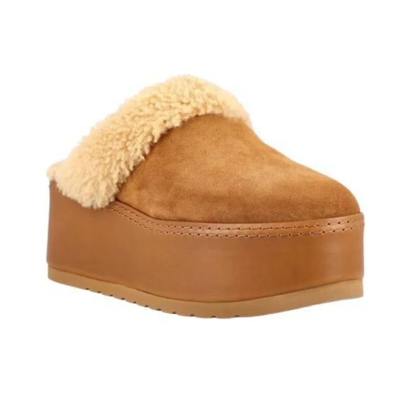 CELINE Triomphe Wrap toe Slippers Women's Brown-2
