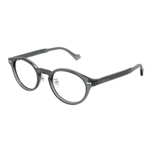 GUCCI Subject To Official Website Round Eyeglass Frames Men's Gray
