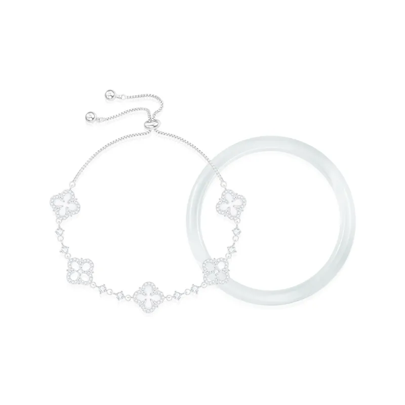 PRETTY DIARY Zircon Bracelets Women's-1