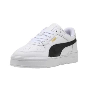PUMA Anti Slip Wear Resistant Low Top Skateboard Shoes Unisex White