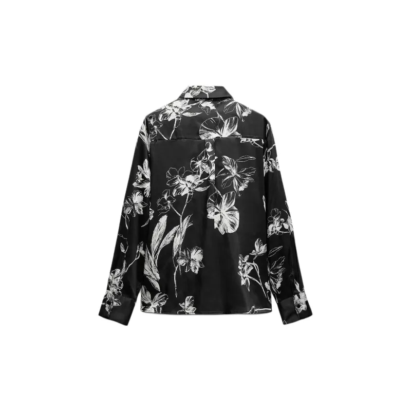 ZARA Shirts Women's Black/White-1