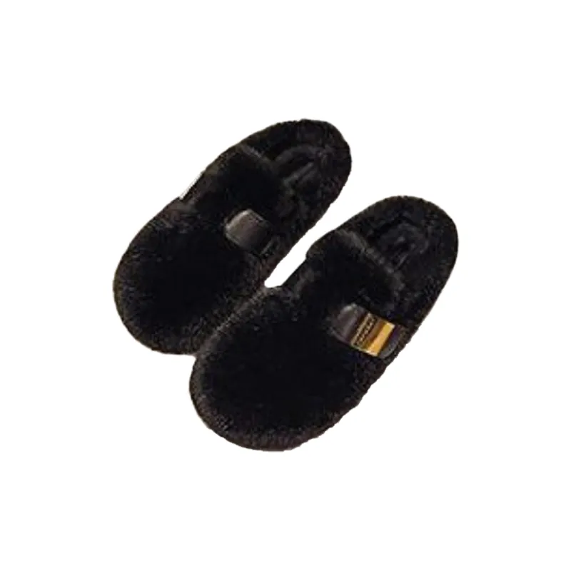 Qiao Anju Home Slippers Black/Ecru-0