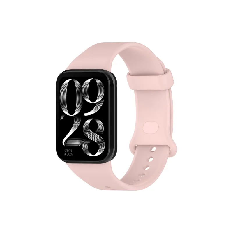 FZRT Xiaomi Compatibility Watch Band Liquid Silicone Skin Friendly Strap, Waterproof And Sweatproof Silicone Material-0