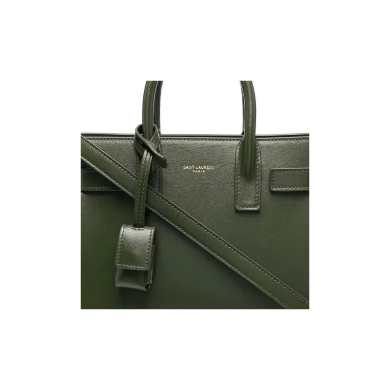 SAINT LAURENT SAC DE JOUR Cow Leather Shoulder Bag Crossbody Bag Handbag Mini Women's Jasper-2
