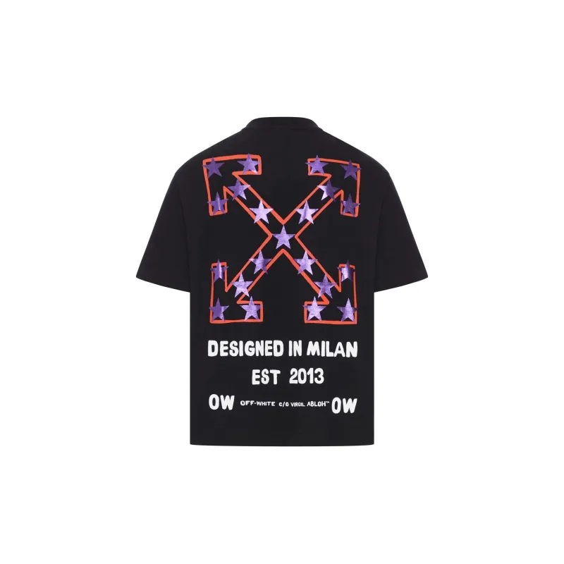OFF WHITE Star Arrow Short Sleeved T Shirt-1