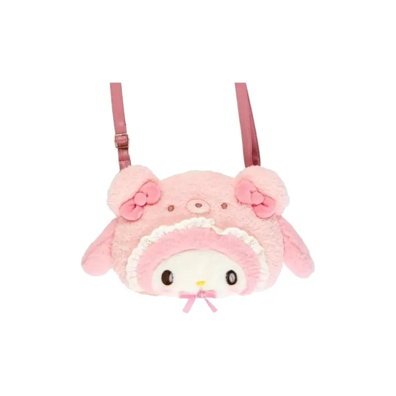 Sanrio Polyester Crossbody Bag Regular Unisex Pink-2