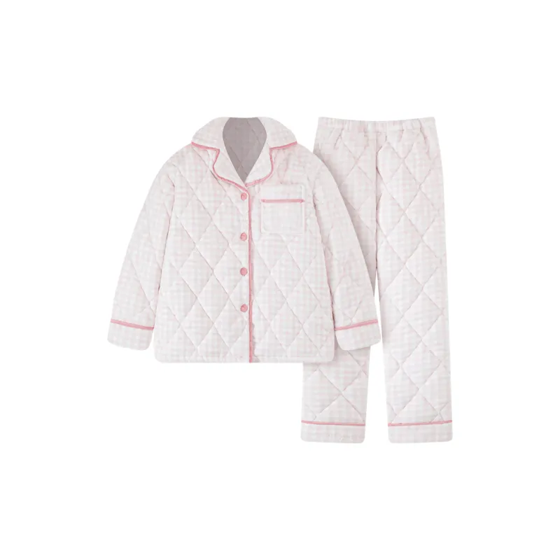 Maultiay Pajama Set Women's Pink-0