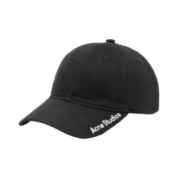 Acne Studios Cotton Baseball Caps Women's Black