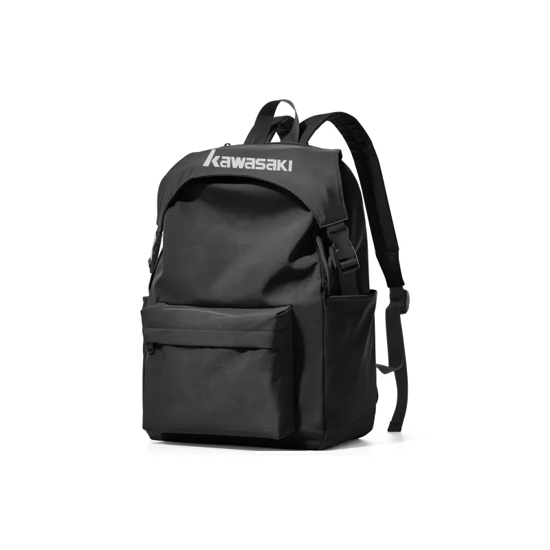 Kawasaki Fabric Backpack Laptop Bag Backpack Unisex Green/Black-8