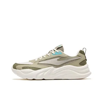 Erke Dominant 3.0 Anti Slip Wear Resistant Low Top Casual Shoes Men's Green White