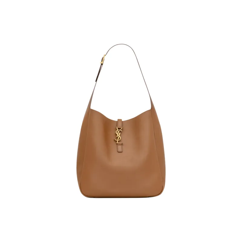 SAINT LAURENT Calfskin Handbag, Shoulder Bag Tubas Women's Fox-0