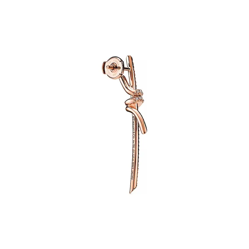 TIFFANY & CO. 18K Rose Gold Earrings Women's Rose Gold-1
