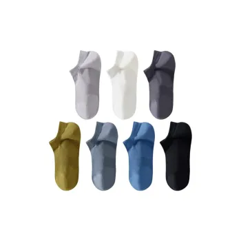 Thirteen day Season No Show Socks Men's 7 Pack