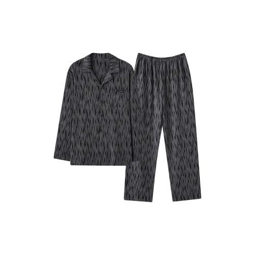 XIAFENYAN Pajama Gift Boxes Men's Gray Black