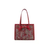 Red Phoenix Pattern Tote Collection