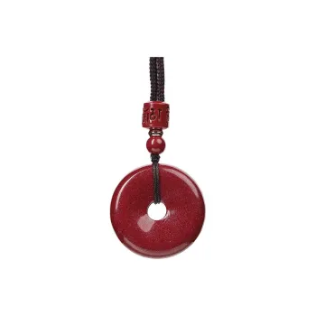 Zhen Yu Zhen Pin Cinnabar Necklaces Unisex