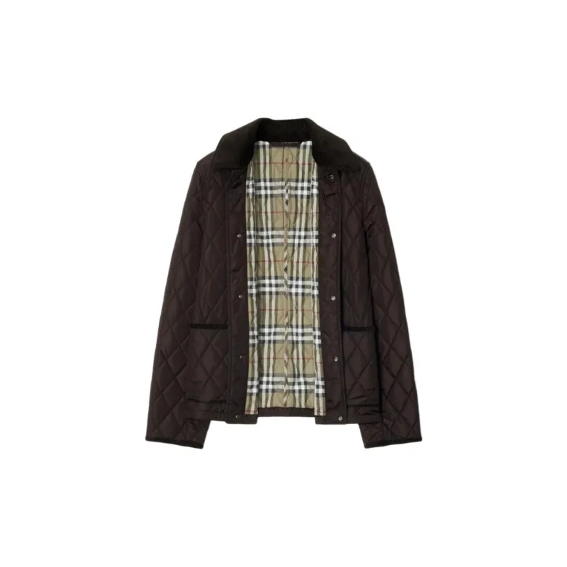 Burberry Puffer Jacket Women's Dark Brown-1