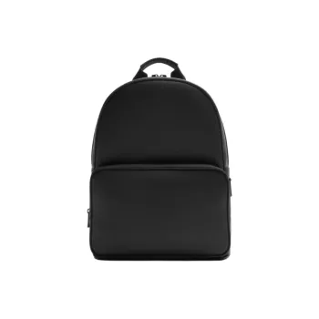ZARA Polyurethane Backpack Large Size Men's Black